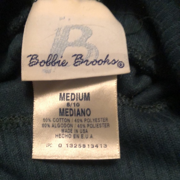 Evergreen/forest green mock-neck knit shirt hardly worn - Picture 3 of 8